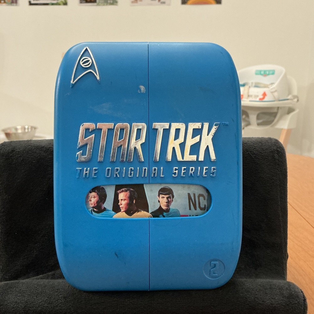 Star Trek The Original Series Season 2 DVD Blue Plastic Shell Case Collector Set